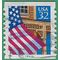 #2915a 32c Flag over Porch PNC Single #33333 1996 Used