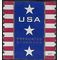 #4157 10c Patriotic Banner Presort Coil Single 2007 Used