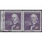#1177 4c Horace Greeley 1961 Used Attached Pair