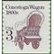 #2252 3c Conestoga Wagon 1800s Coil Single 1988 Mint NH