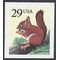 #2489 29c Red Squirrel Booklet Single 1993 Mint NH