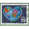#2535 29c Love Issue - Heart Shaped Globe 1991 Used