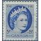 Canada # 341 1954 Used