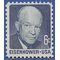 #1393 6c Dwight D. Eisenhower Dull Gum 1970 Mint NH
