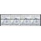 #1901a 5.9c Bicycle 1870s PNC Strip/4 #3 GAP  Bureau Precancel 1982 Mint NH