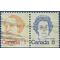Canada # 586a (#586+#593) Booklet Pair 1975 Used