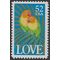 #2537 52c Two Parrots & Love 1991 Mint NH