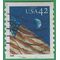#4233 42c US Flag at Night Coil Single 2008 Used
