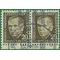 #1289 20c Prominent Americans General George C. Marshall 1967 Used Pair