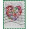 #5036 (49c Forever) Quilled Paper Heart 2016 Used